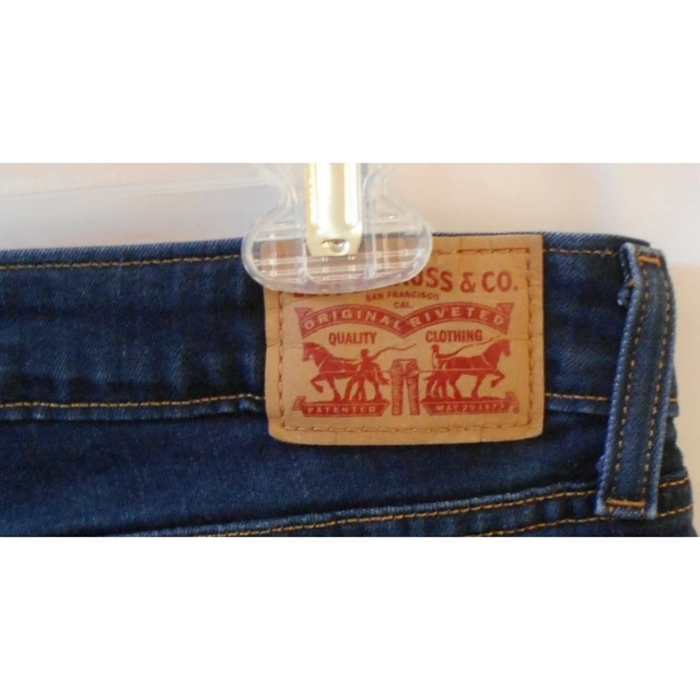 Womens Levi's 535 Super Skinny Jeans 33 x 28 1/2 - Picture 5 of 6